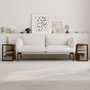 Hanah Home Echo - Conjunto de mesas auxiliares Roble zafiro